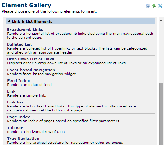 Link Bar Element