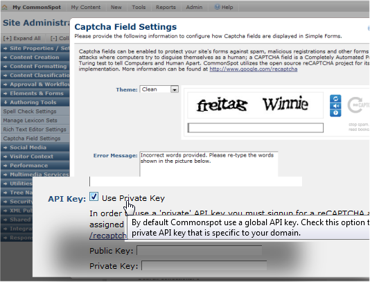 Security - CAPTCHA