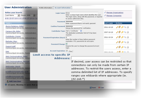 Security - IP Restrictions